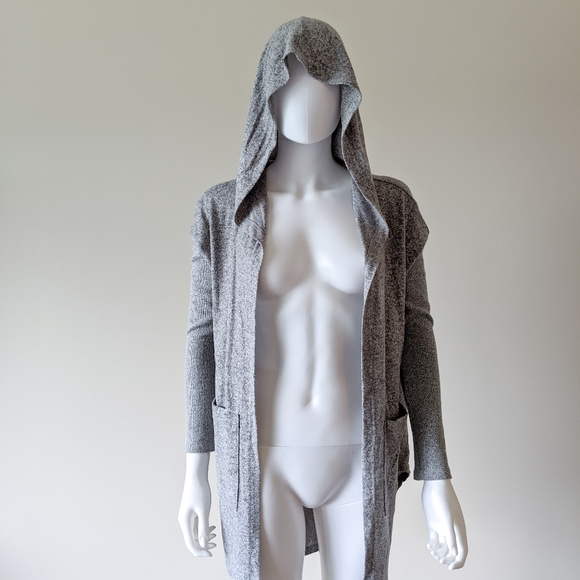 NWT Urban Outfitters Long Grey Sweater Cardigan - Picture 3 of 8